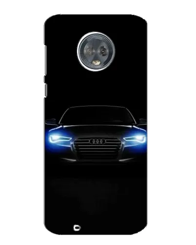 Чехол для Motorola MOTO G6 с картинкой «Audi в неоне» Чехол для Motorola MOTO G6 с картинкой «Audi в неоне»