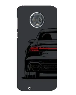 Чехол для Motorola MOTO G6 с картинкой «Задняя часть Audi — арт»