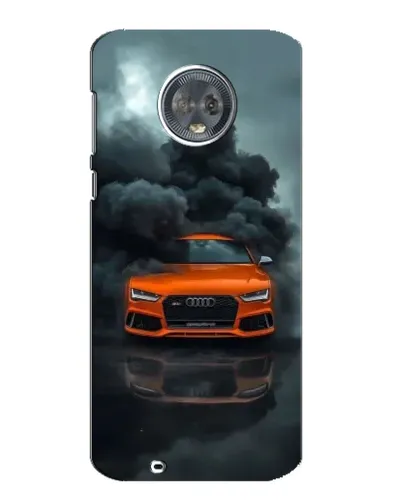 Чехол для Motorola MOTO G6 с картинкой «Audi в облаках дыма» Чехол для Motorola MOTO G6 с картинкой «Audi в облаках дыма»