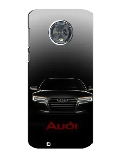 Чехол для Motorola MOTO G6 с картинкой «Audi — градиентный контур» Чехол для Motorola MOTO G6 с картинкой «Audi — градиентный контур»