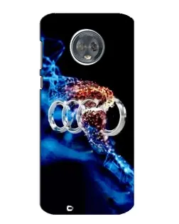 Чехол для Motorola MOTO G6 с картинкой «Энергия лого Audi»