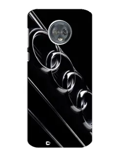 Чехол для Motorola MOTO G6 с картинкой «Audi — абстрактные кольца»