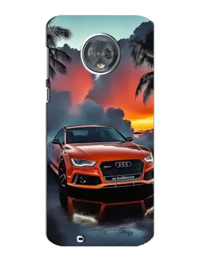 Чехол для Motorola MOTO G6 с картинкой «Audi — закат» Чехол для Motorola MOTO G6 с картинкой «Audi — закат»
