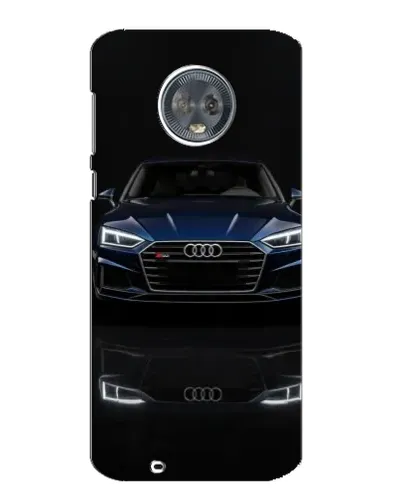 Чехол для Motorola MOTO G6 с картинкой «Audi — ночное отражение» Чехол для Motorola MOTO G6 с картинкой «Audi — ночное отражение»