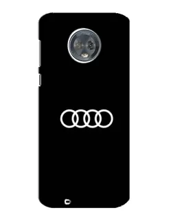 Чехол для Motorola MOTO G6 с картинкой «Audi White Logo»