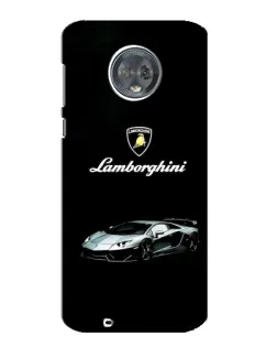 Чехол для Motorola MOTO G6 с картинкой «Логотип Lamborghini классика»