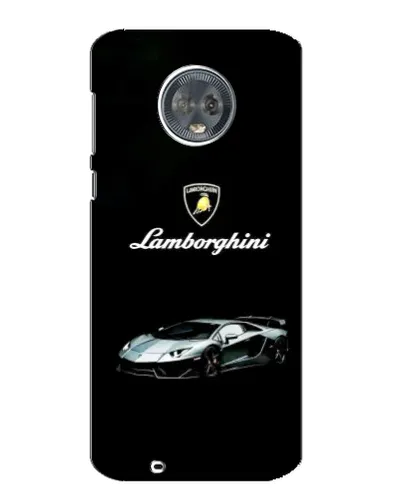Чехол для Motorola MOTO G6 с картинкой «Логотип Lamborghini классика»