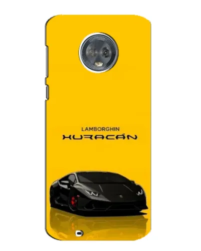 Чехол для Motorola MOTO G6 с картинкой «Lamborghini Huracan черный»