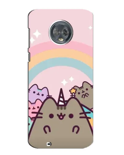 Чехол для Motorola MOTO G6 с картинкой «Единорог Pusheen»