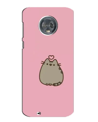 Чехол для Motorola MOTO G6 с картинкой «Pusheen сердце»