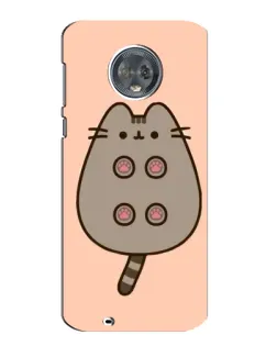 Чехол для Motorola MOTO G6 с картинкой «Пушин пузиком кверху»
