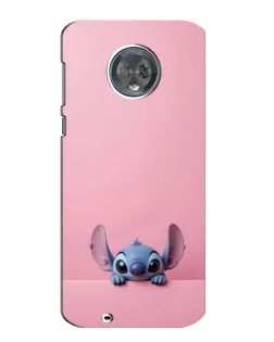 Чехол для Motorola MOTO G6 с картинкой «Stitch выглядывает» Чехол для Motorola MOTO G6 с картинкой «Stitch выглядывает»