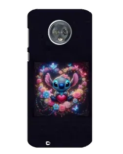 Чехол для Motorola MOTO G6 с картинкой «Stitch в цветах» Чехол для Motorola MOTO G6 с картинкой «Stitch в цветах»