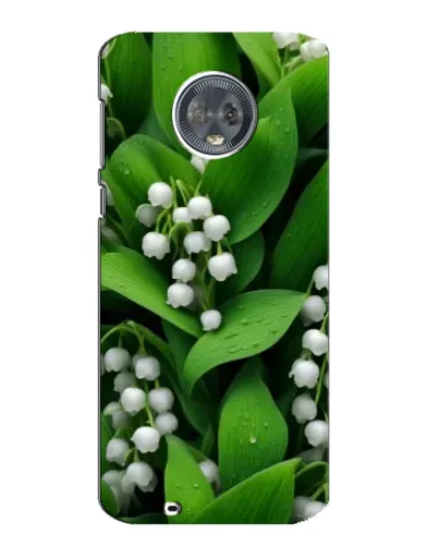 Чехол для Motorola MOTO G6 с картинкой «Ландыши в зелени»