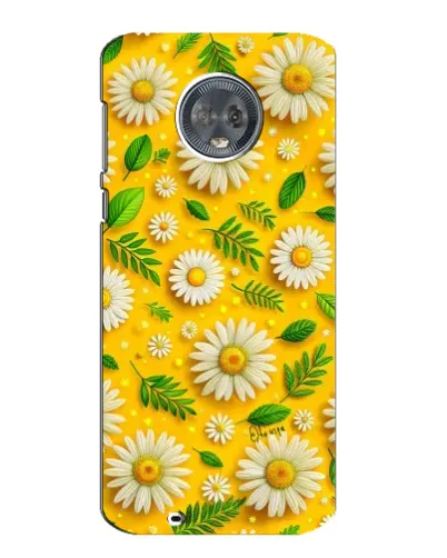 Чехол для Motorola MOTO G6 с картинкой «Ромашковое солнце»