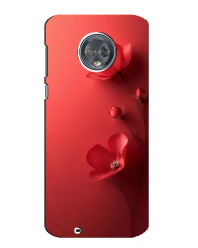Чехол для Motorola MOTO G6 с картинкой «Маковые соцветия»