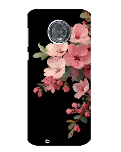 Чехол для Motorola MOTO G6 с картинкой «Розовая ветка сакуры»