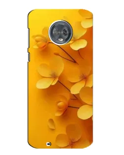 Чехол для Motorola MOTO G6 с картинкой «Золотые лепестки» Чехол для Motorola MOTO G6 с картинкой «Золотые лепестки»
