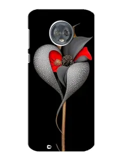 Чехол для Motorola MOTO G6 с картинкой «Серебряный фантазийный цветок» Чехол для Motorola MOTO G6 с картинкой «Серебряный фантазийный цветок»