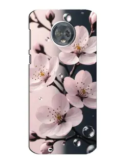 Чехол для Motorola MOTO G6 с картинкой «Нежная сакура и капли» Чехол для Motorola MOTO G6 с картинкой «Нежная сакура и капли»
