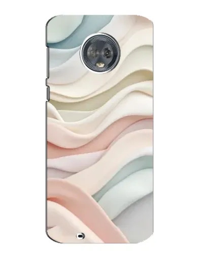 Чехол для Motorola MOTO G6 с картинкой «Пастельные нежные волны»