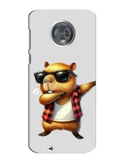 Чехол для Motorola MOTO G6 с картинкой «Капибара рэпер даб» Чехол для Motorola MOTO G6 с картинкой «Капибара рэпер даб»