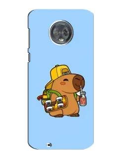 Чехол для Motorola MOTO G6 с картинкой «Капибара на скейте» Чехол для Motorola MOTO G6 с картинкой «Капибара на скейте»