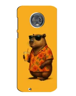 Чехол для Motorola MOTO G6 с картинкой «Капибара на отдыхе» Чехол для Motorola MOTO G6 с картинкой «Капибара на отдыхе»
