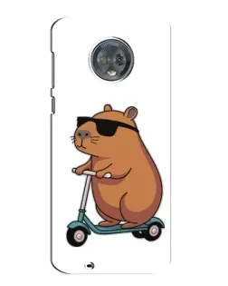 Чехол для Motorola MOTO G6 с картинкой «Капибара на самокате» Чехол для Motorola MOTO G6 с картинкой «Капибара на самокате»