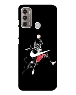 Чехол для Motorola MOTO G60 с картинкой «Jordan Jumpman»