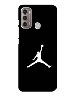 Чехол для Motorola MOTO G60 с картинкой «Jordan Silhouette»