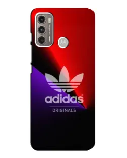 Чехол для Motorola MOTO G60 с картинкой «Adidas Red Neon»