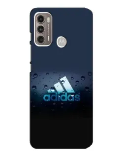 Чехол для Motorola MOTO G60 с картинкой «Adidas Water Drops»