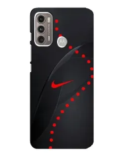 Чехол для Motorola MOTO G60 с картинкой «Абстрактный дизайн Nike»