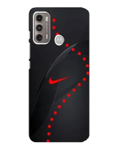 Чехол для Motorola MOTO G60 с картинкой «Абстрактный дизайн Nike»