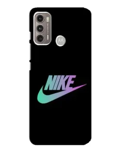 Чехол для Motorola MOTO G60 с картинкой «Nike — городская ночь»