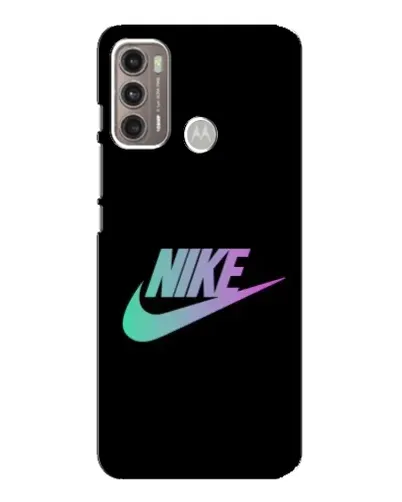 Чехол для Motorola MOTO G60 с картинкой «Nike — городская ночь»
