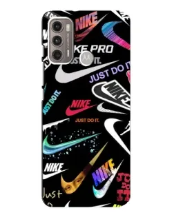 Чехол для Motorola MOTO G60 с картинкой «Nike — роскошь»
