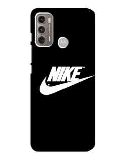 Чехол для Motorola MOTO G60 с картинкой «Мазки краски Nike»