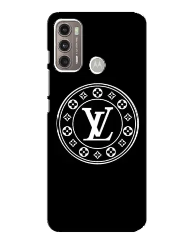 Чехол для Motorola MOTO G60 с картинкой «LV — печать стиля»