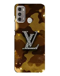Чехол для Motorola MOTO G60 с картинкой «Камуфляжный Louis Vuitton»