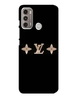 Чехол для Motorola MOTO G60 с картинкой «Louis Vuitton — минимализм»