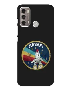 Чехол для Motorola MOTO G60 с картинкой «NASA — эмблема миссии»