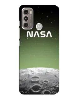 Чехол для Motorola MOTO G60 с картинкой «NASA — лунный градиент»
