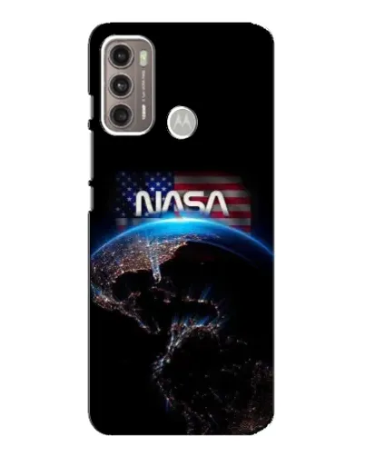 Чехол для Motorola MOTO G60 с картинкой «Земля из космоса NASA»