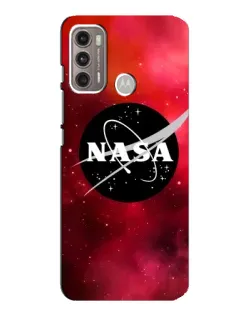 Чехол для Motorola MOTO G60 с картинкой «NASA — красная туманность»