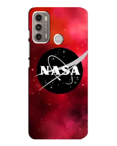 Чехол для Motorola MOTO G60 с картинкой «NASA — красная туманность»
