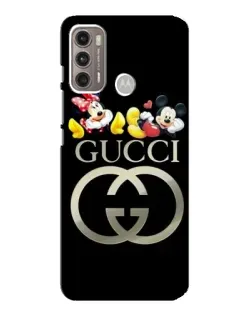 Чехол для Motorola MOTO G60 с картинкой «Gucci — герои Disney»