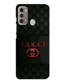 Чехол для Motorola MOTO G60 с картинкой «Gucci — стеганый черный»
