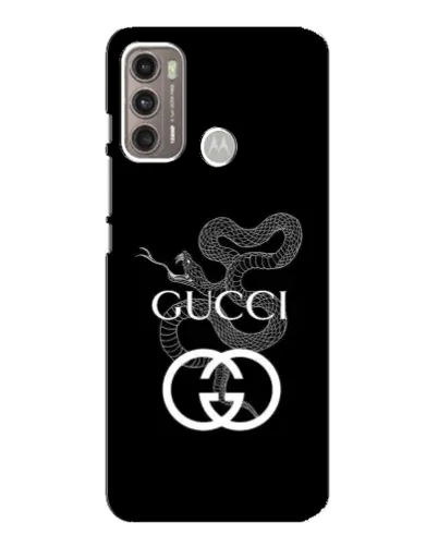 Чехол для Motorola MOTO G60 с картинкой «Gucci — серебряная змея» Чехол для Motorola MOTO G60 с картинкой «Gucci — серебряная змея»